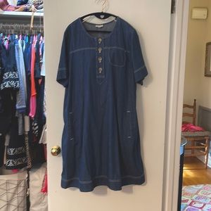 JJill Denim Dress size L